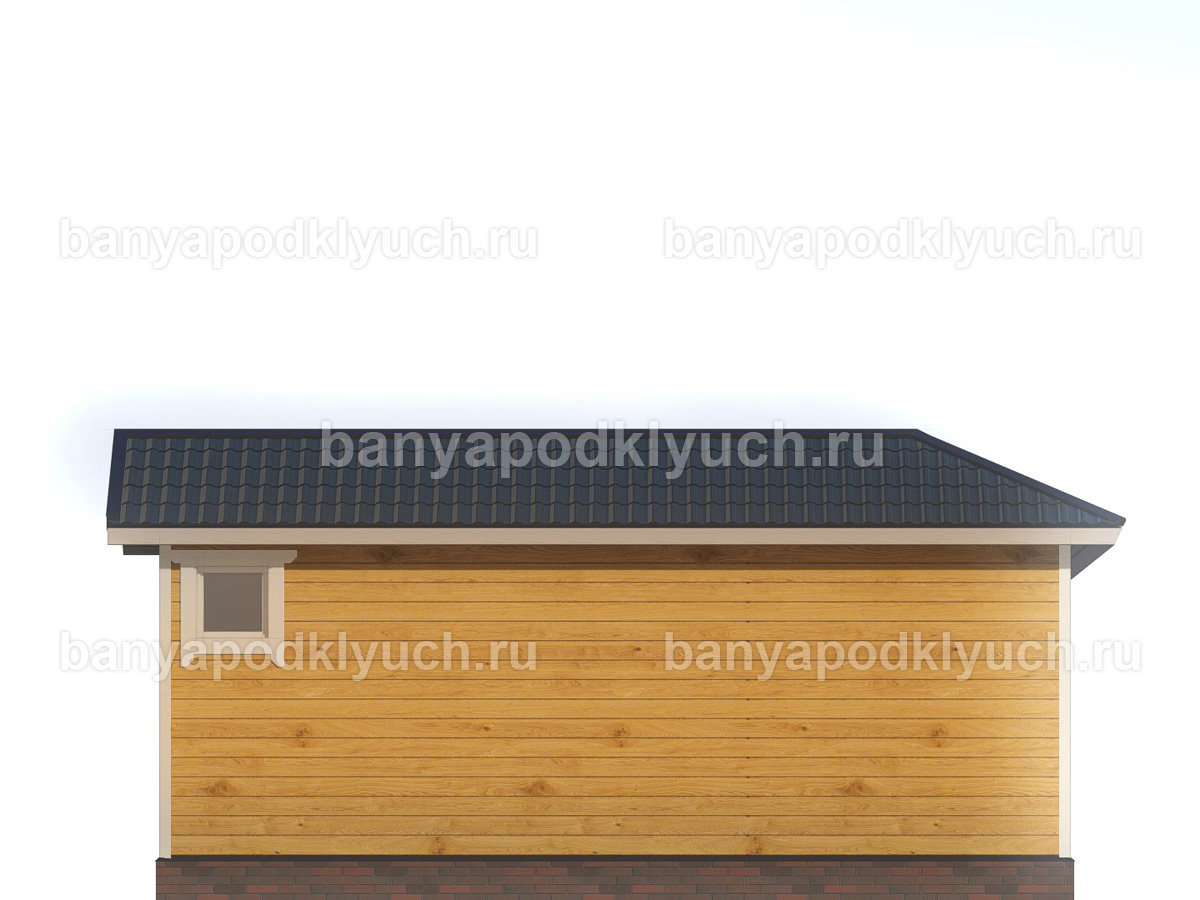 Баня из бруса 9.3x6 м Баня из бруса 9.3x6 м